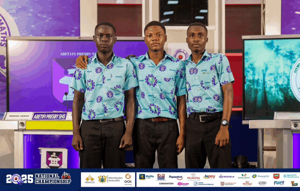 NSMQ 2025: Abetifi Presby SHS edges past Oti Boateng SHS in close preliminary contest – MyJoyOnline NSMQ 2025: Abetifi Presby SHS edges past Oti Boateng SHS in close preliminary contest – MyJoyOnline