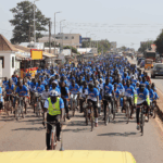 Tamale residents applaud Cowbell for annual Bike Caravan Tamale residents applaud Cowbell for annual Bike Caravan