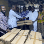 Leading NPP member donates 50 streetlights to boost security in Fomena Constituency Leading NPP member donates 50 streetlights to boost security in Fomena Constituency