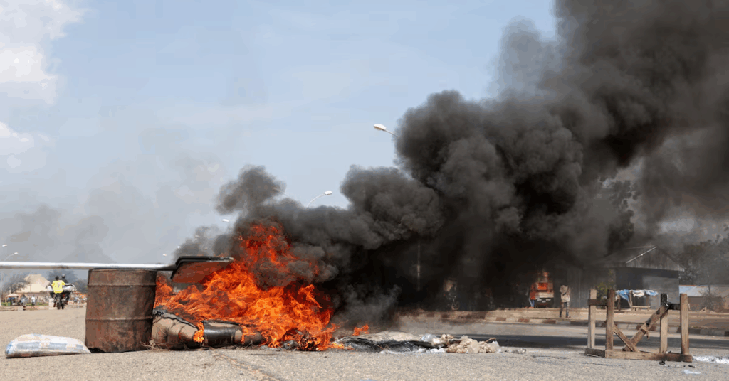 Protest erupts in Cameroon's Douala as opposition leader rejects Biya victory