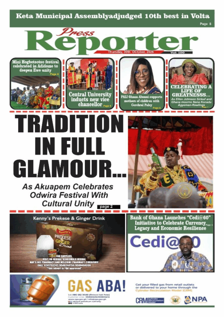 Today's Front pages: Thursday, October 30, 2025