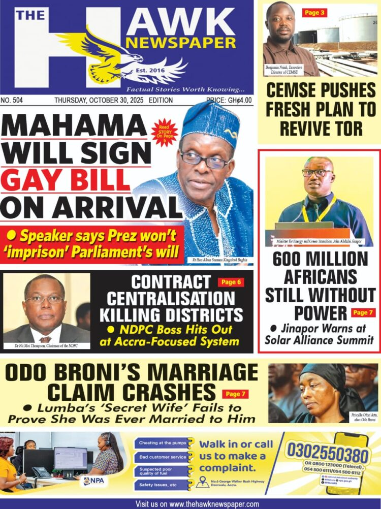 Today's Front pages: Thursday, October 30, 2025