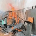 Fire destroys several shops at Bibiani Fire destroys several shops at Bibiani