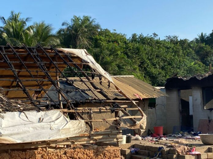 One beheaded, several houses destroyed in Asemko after chieftaincy clash  – MyJoyOnline
