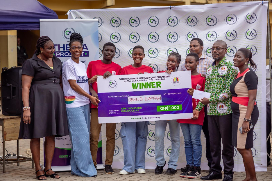 CA Project hosts inter-house constitutional literacy quiz at Redeemer Preparatory & JHS – MyJoyOnline