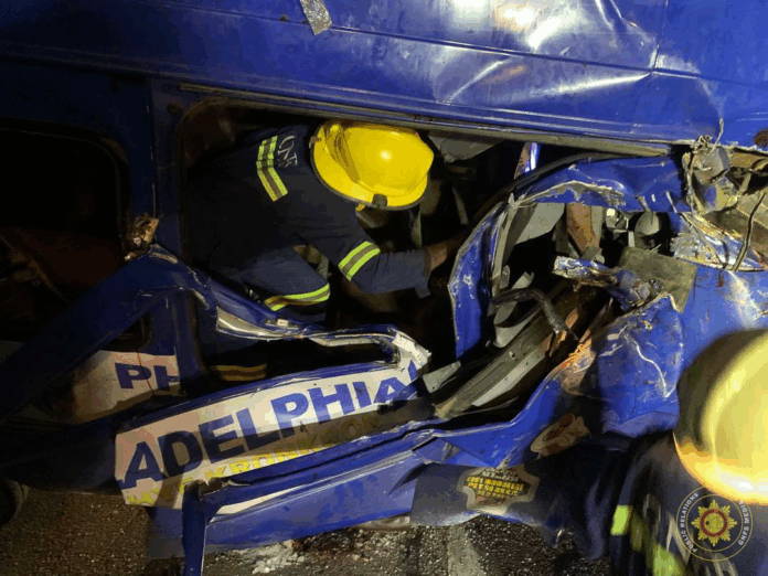 GNFS rescues two trapped victims in Asankare accident – MyJoyOnline