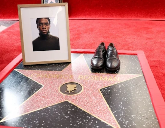 Chadwick Boseman honoured with posthumous star on Hollywood Walk of Fame