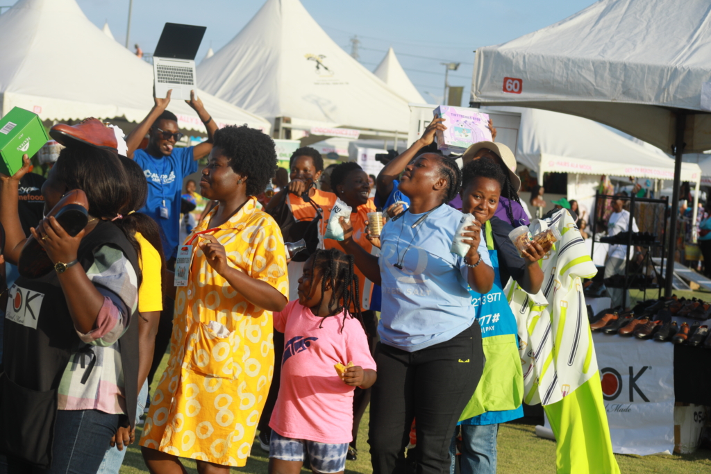 Music and business blends as vendors dance and celebrate on Day 2 of Ecobank-JoyBusiness SME Fair Music and business blends as vendors dance and celebrate on Day 2 of Ecobank-JoyBusiness SME Fair