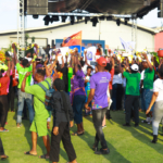 MC Darlington sets Ecobank-JoyBusiness SME Fair on fire; massive fireworks for grand finale today MC Darlington sets Ecobank-JoyBusiness SME Fair on fire; massive fireworks for grand finale today