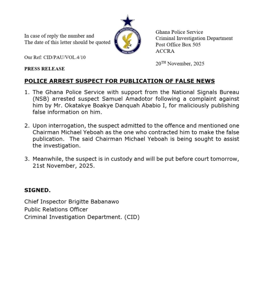 Blogger arrested after former NCA board chair reports alleged false publication