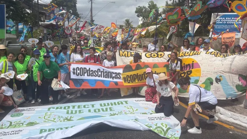Thousands march outside COP30 summit in call for action Thousands march outside COP30 summit in call for action
