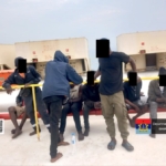 Ghana Navy arrests 10 Nigerian stowaways on Panamanian Vessel at Tema Ghana Navy arrests 10 Nigerian stowaways on Panamanian Vessel at Tema