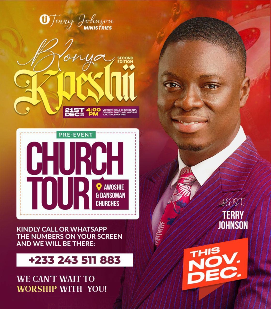 'Blonya Kpeshii' returns strong on Dec 21 as Terry Johnson rolls out pre-event church tour