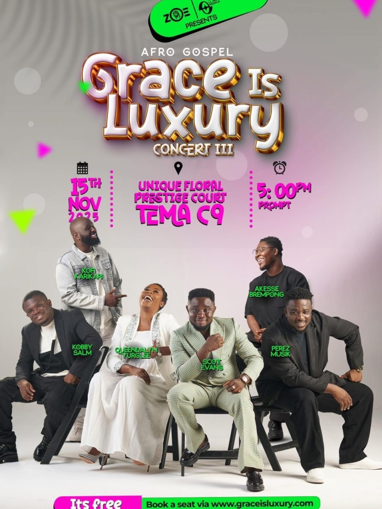SOG Precious to host Scott Evans’ Grace is Luxury Concert III in Tema