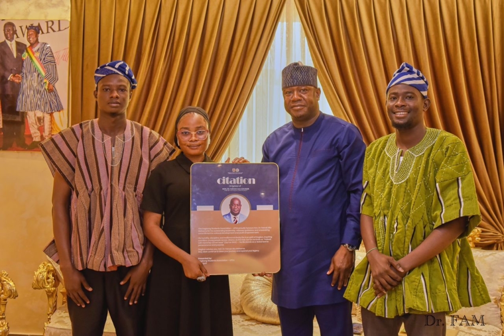 DASA-UPSA honours Dr Farouk Aliu Mahama for commitment to youth and Dagbon development – MyJoyOnline