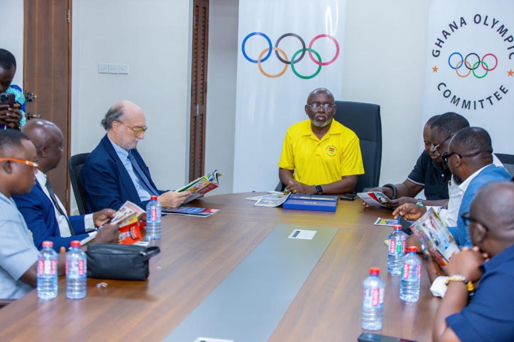 GOC President hosts AIPS President, discuss sports journalism development plans