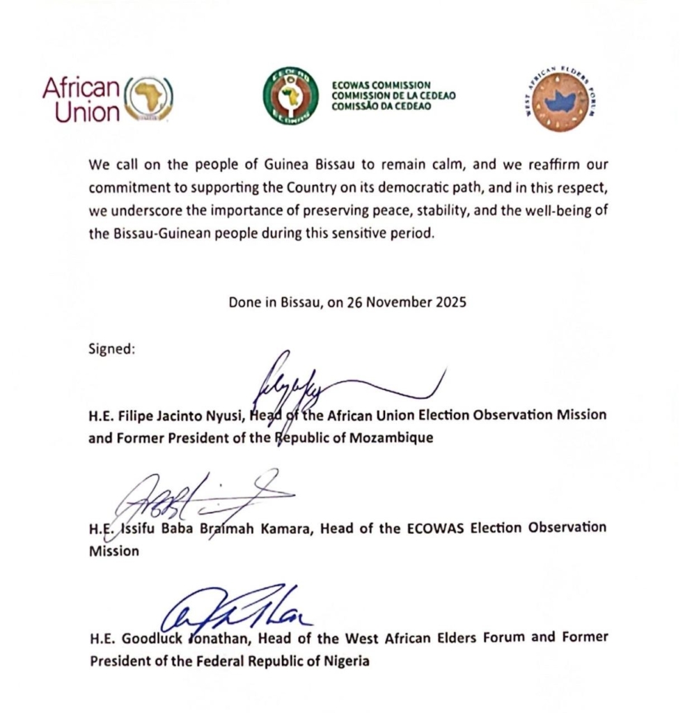 African Union, ECOWAS, and West African Elders condemn coup in Guinea-Bissau following elections