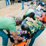 GNFS rescues 16 after head-on collision at Nyamebekyere
