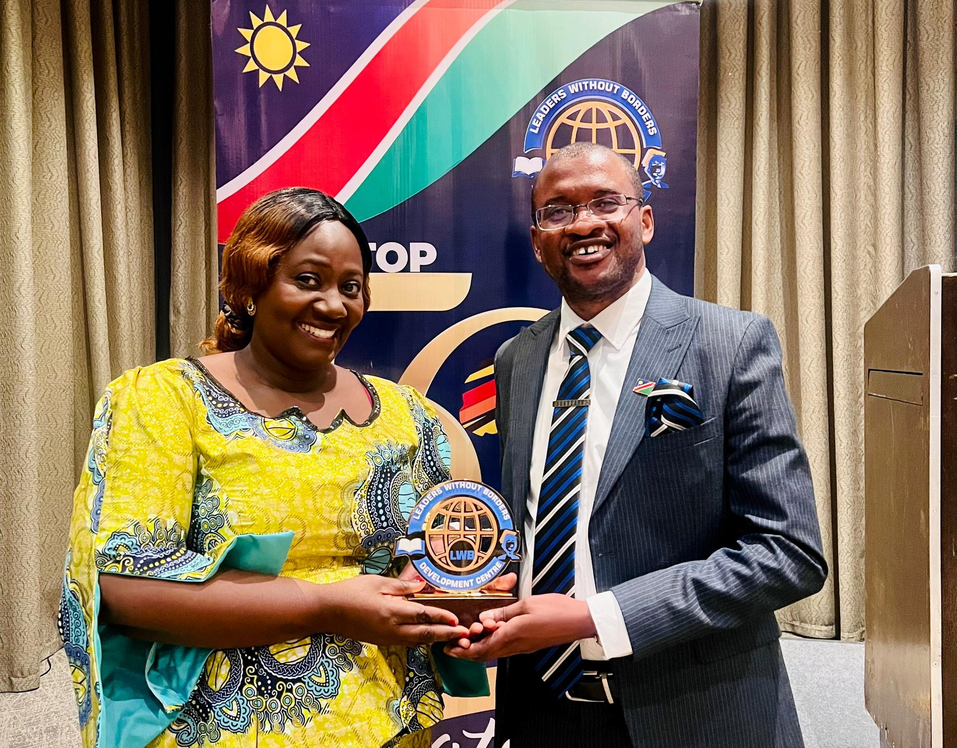 Ghanaian development advocate Gladys Otae Addo Osei wins Global Leadership Award in Namibia