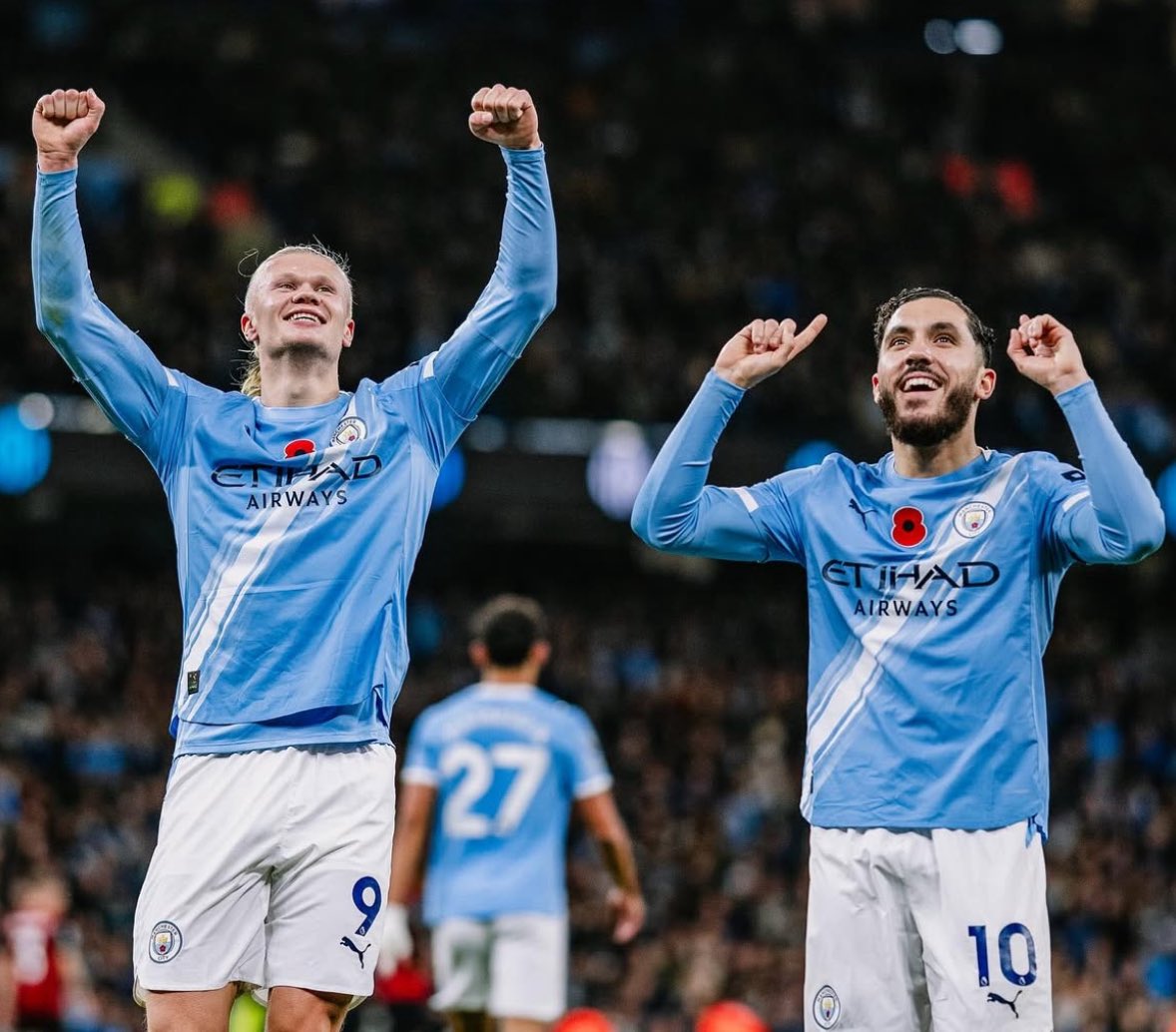 Premier League: Haaland double helps Man City move up to second