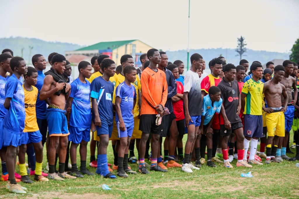 Eastern Regional Minister and Empire Sports hold U17 scouting event in Koforidua