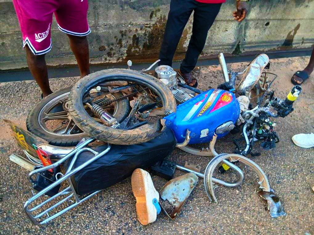 Tipper truck-motorbike collision at Anyirawase leaves 2 in critical condition – MyJoyOnline