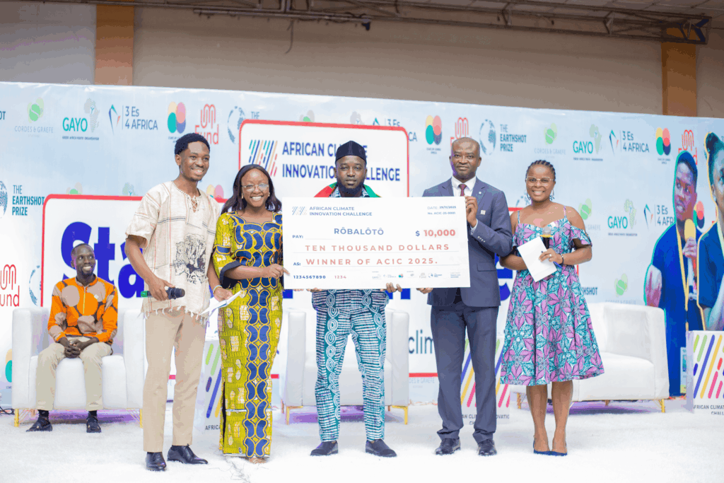 Five young entrepreneurs across Africa win 2025 African Climate Innovation Challenge Five young entrepreneurs across Africa win 2025 African Climate Innovation Challenge