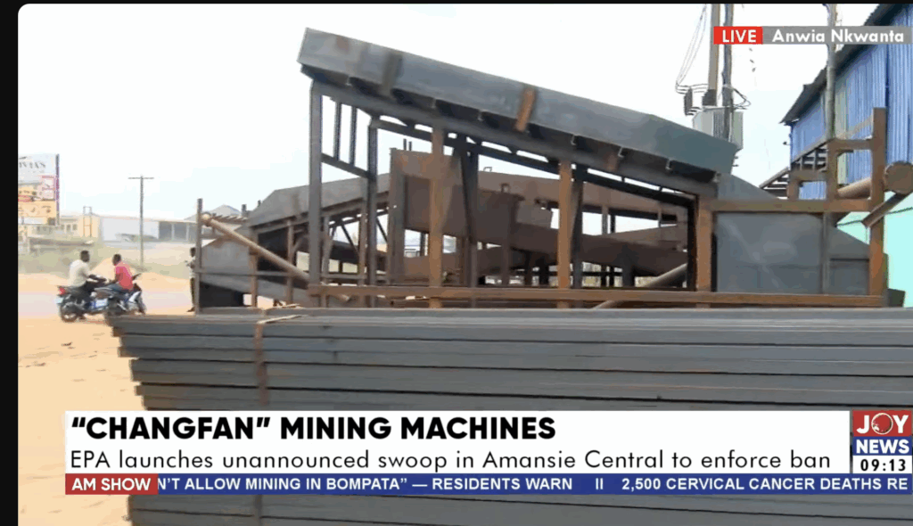 EPA shuts down Chinese-Owned warehouse over illegal “changfan” machine fabrication – MyJoyOnline