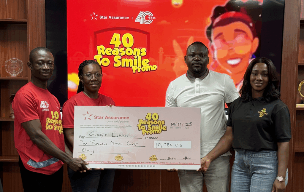 Star Assurance rewards third quarter lucky winners with GH¢100K in its “40 Reasons to Smile” promo