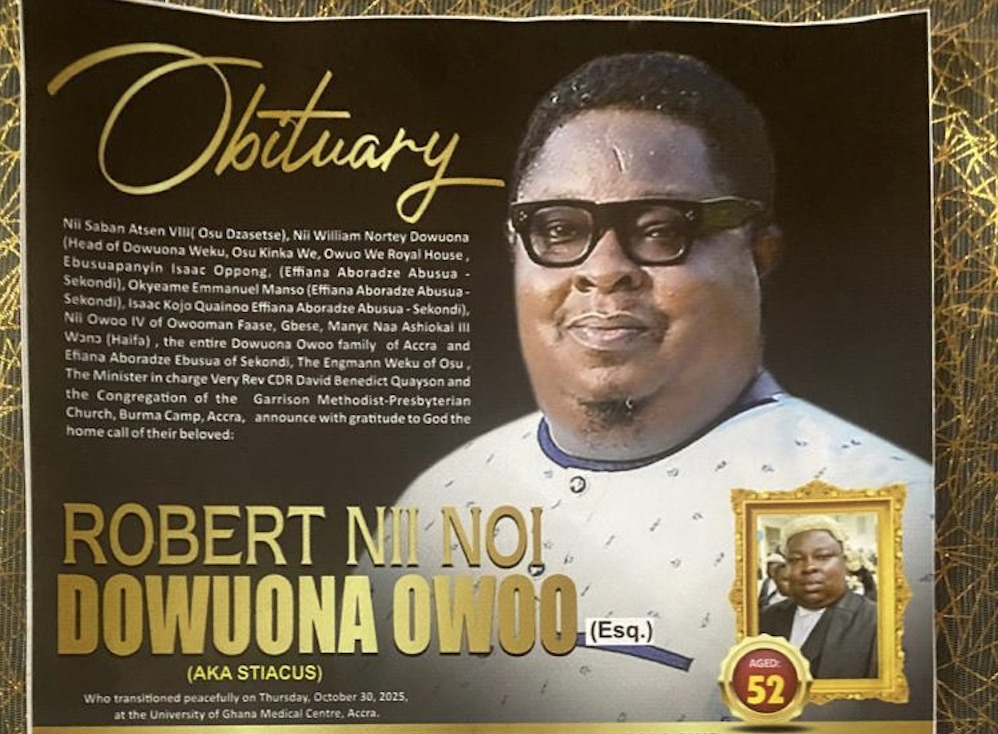 Robert Nii Noi Dowuona Owoo aka Stiacus