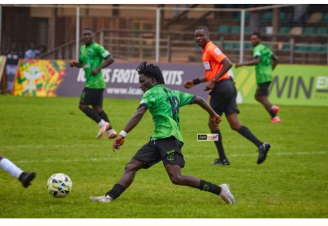 Swedru All Blacks and Young Apostles play...