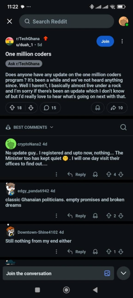 What happened to Ghana’s 1 Million coders promise? Seven months on, silence and frustration linger