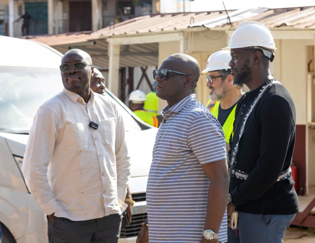 Finance Minister inspects abandoned Takoradi Market Circle project
