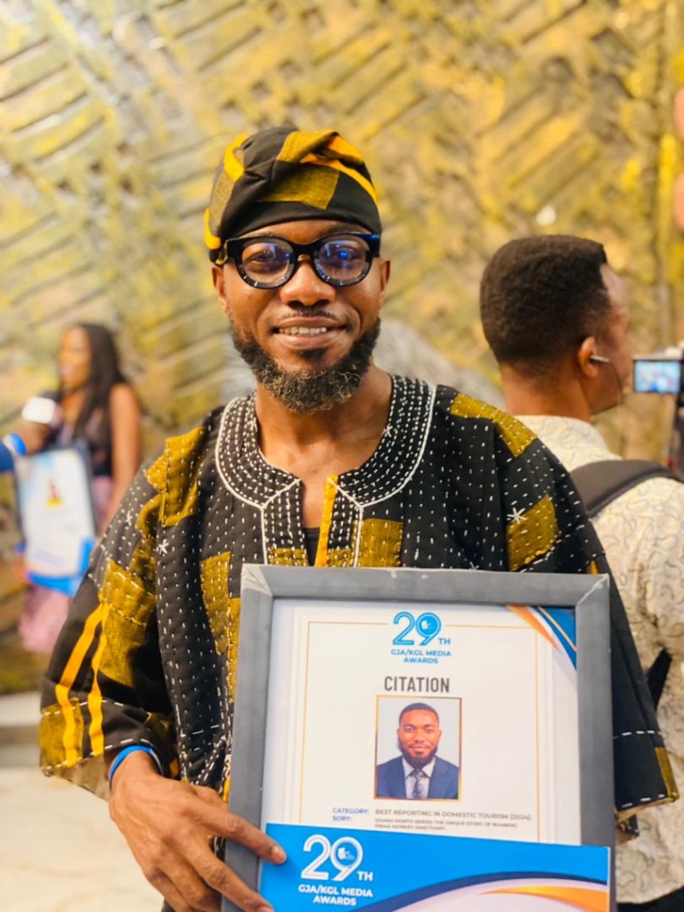 From Bono East to the palace: Anass Sabit's GJA win shines light on sacred monkeys and national tourism