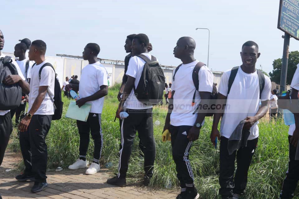 Photos from GAF's recruitment exercise at El-Wak Sports Stadium