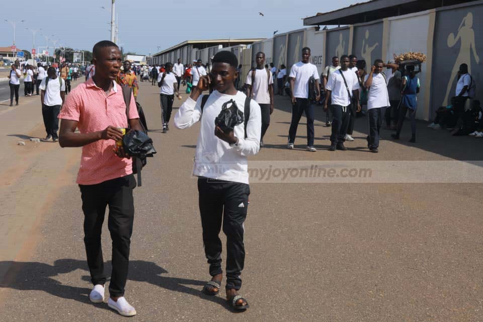 Photos from GAF's recruitment exercise at El-Wak Sports Stadium