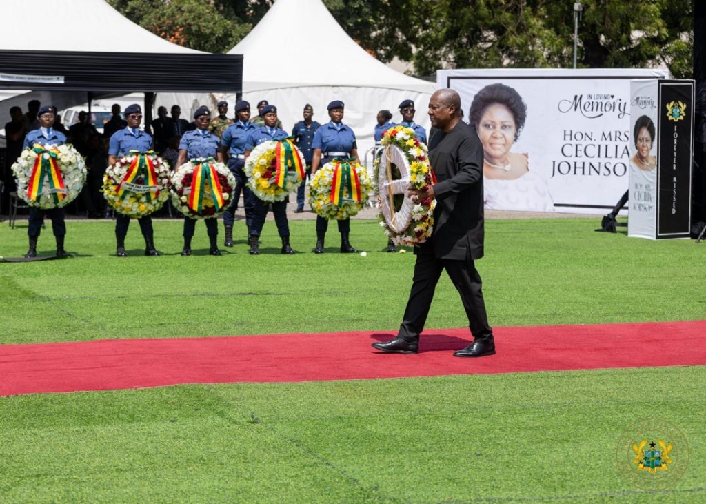 Photos: Mahama pays glowing tribute to late Council of State chairperson Cecilia Johnson