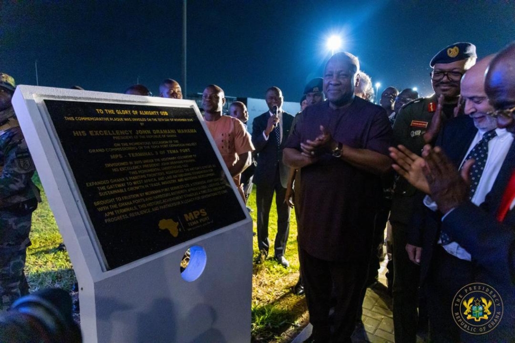 Photos: Mahama commissions Phases 1 and 2 of Tema Port Expansion Project – MyJoyOnline