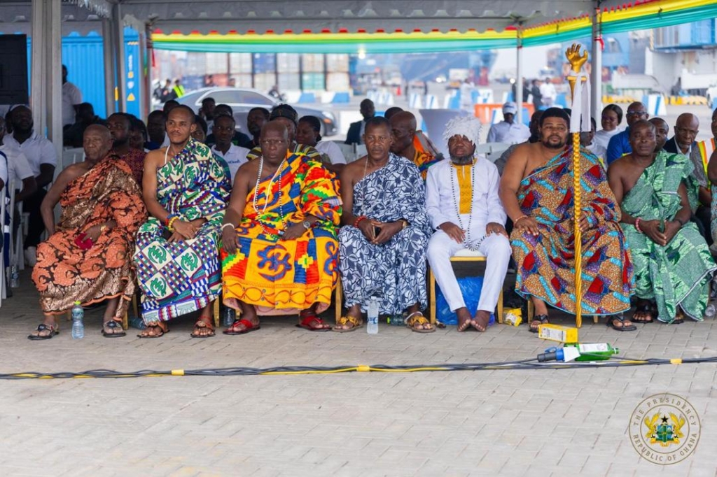Photos: Mahama commissions Phases 1 and 2 of Tema Port Expansion Project