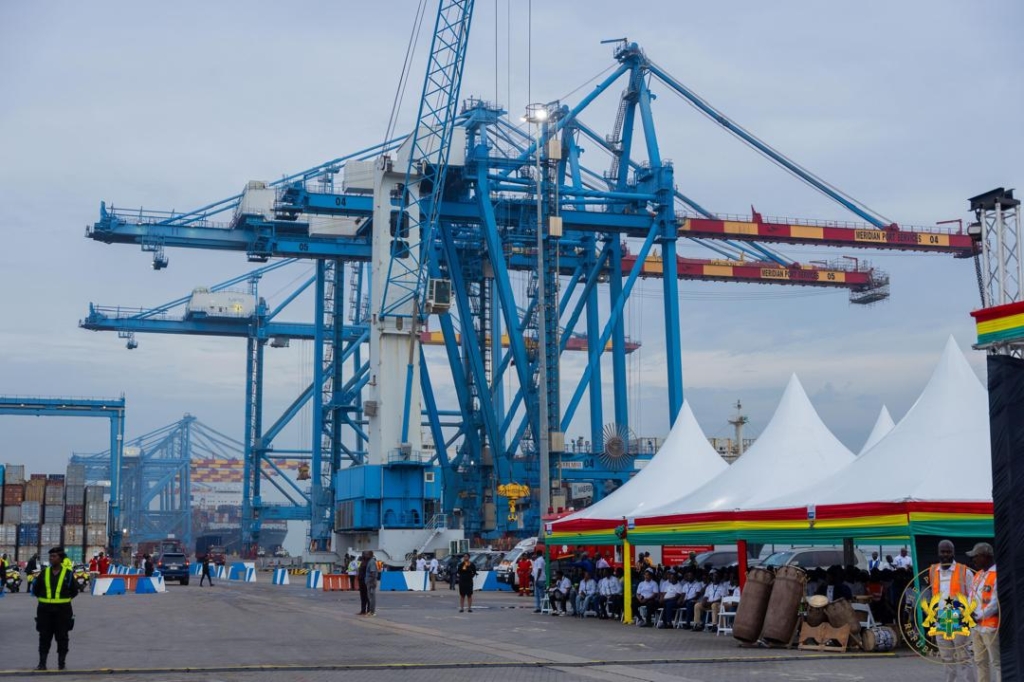 Photos: Mahama commissions Phases 1 and 2 of Tema Port Expansion Project
