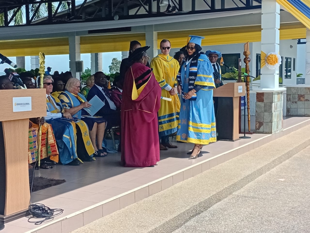 Ensign Global University marks 10th congregation, celebrates first graduation as an autonomous institution Ensign Global University marks 10th congregation, celebrates first graduation as an autonomous institution