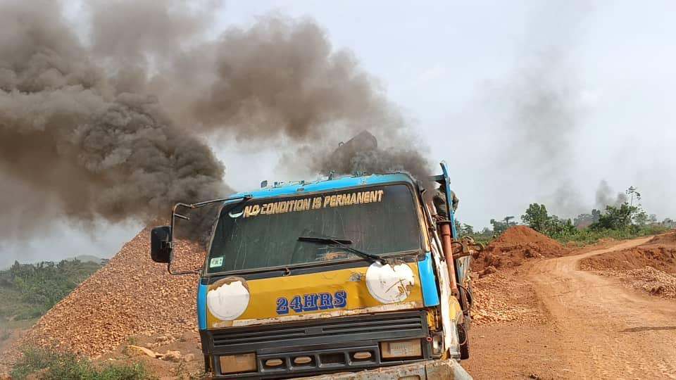 NAIMOS Taskforce storms Obuasi, seizes illegal mining equipment in major anti-galamsey swoop NAIMOS Taskforce storms Obuasi, seizes illegal mining equipment in major anti-galamsey swoop