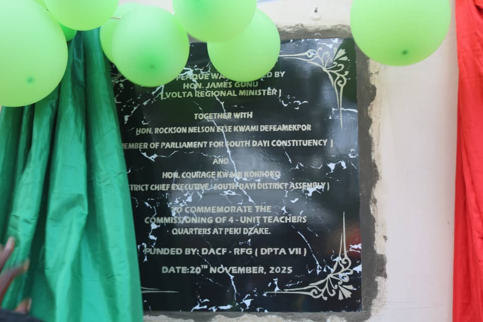 South Dayi Assembly commissions GH₵1m teachers’ apartment at Peki-Dzake