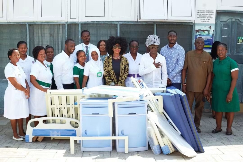 Music legend Kojo Antwi marks birthday with love and a generous donation to hospital