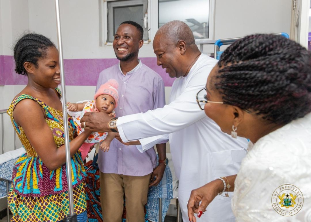 Mahama marks 67th birthday visiting children’s wards – MyJoyOnline