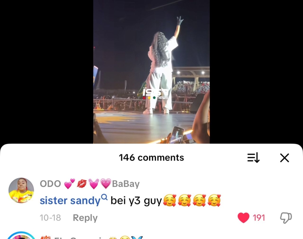 Sister Sandy’s fearless performance at Shatta Wale’s historic concert sets new standard for female MCs