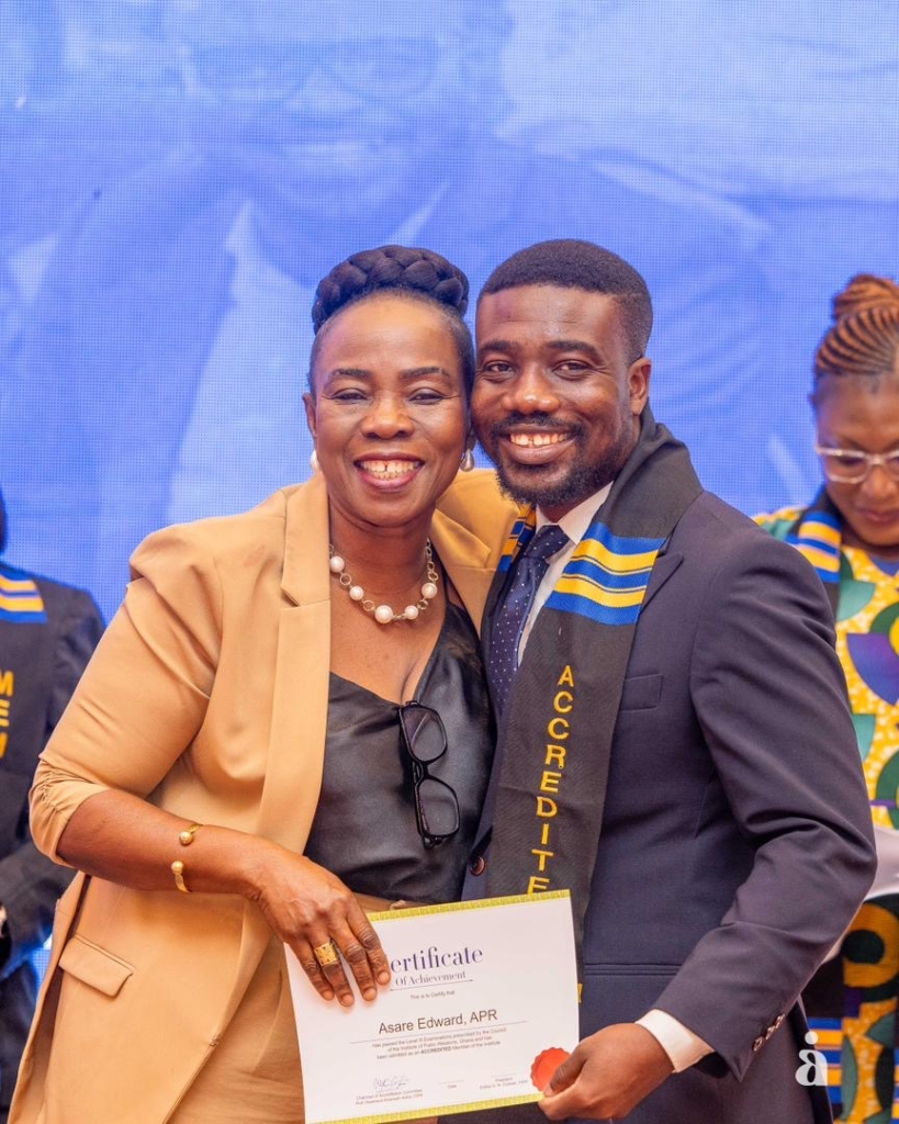 Edward Asare inducted as Accredited Member of IPR Ghana at 2025 National PR Summit Edward Asare inducted as Accredited Member of IPR Ghana at 2025 National PR Summit