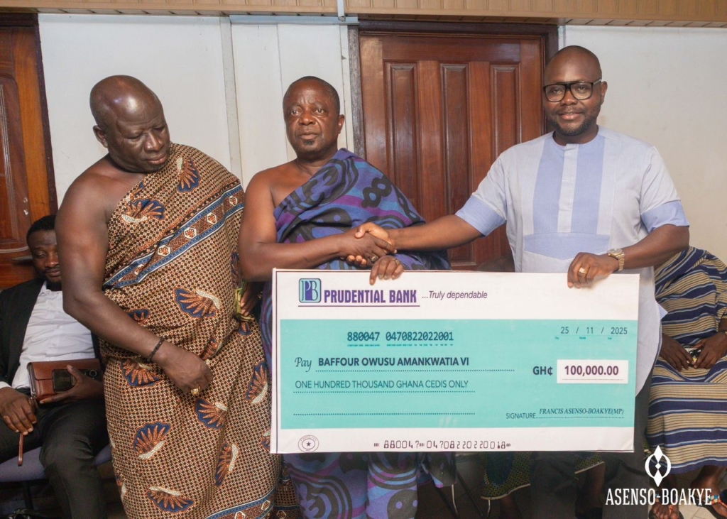 Asenso-Boakye donates GH¢100,000 to support renovation of Bantama Palace – MyJoyOnline