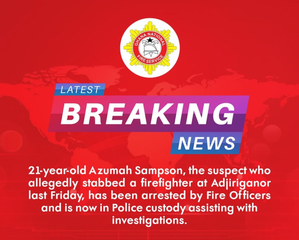 Suspect in Adjiriganor firefighter stabbing arrested