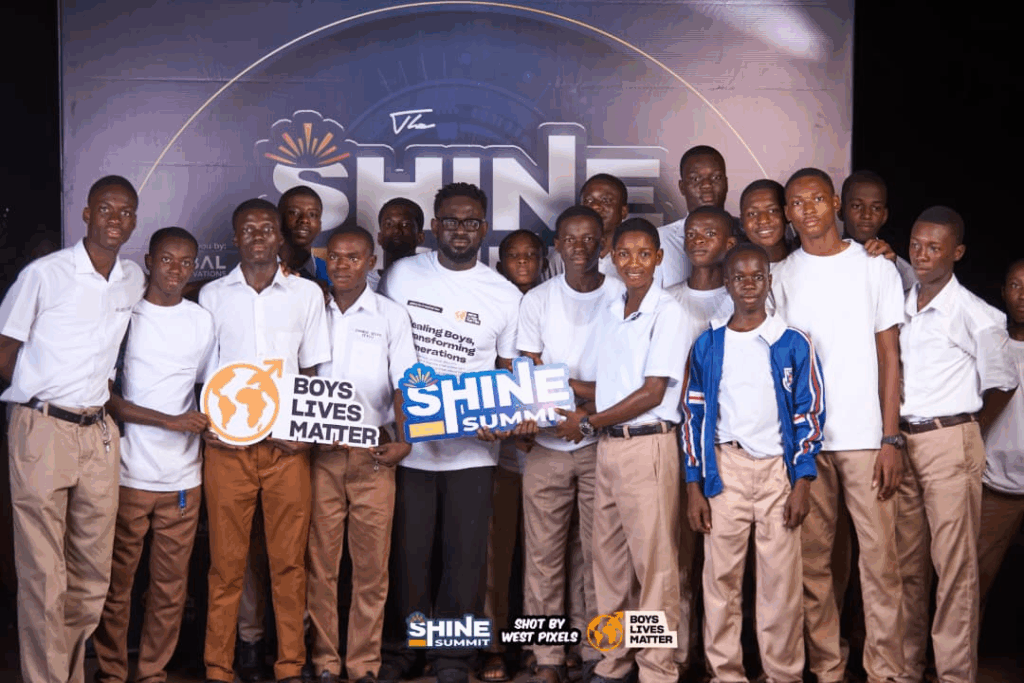 Kobby Kyei’s Shine Summit empowers boys to speak up and break the silence